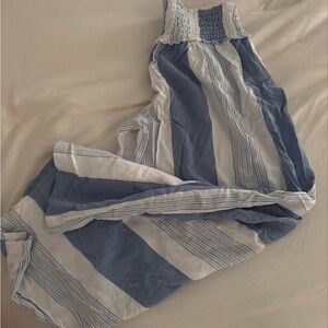 Blue and White Striped